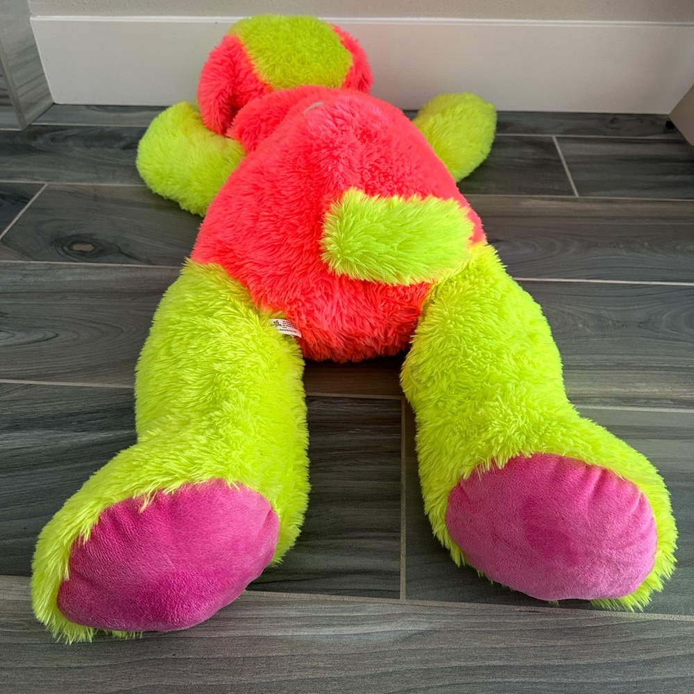 Neon dog floppy plush - toy factory - Picture 3 of 5